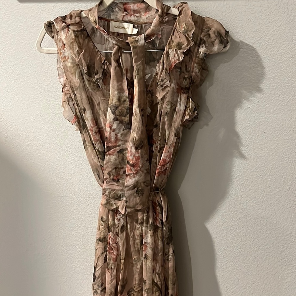 Vintage Zimmerman dress. Floral. Amazing condition. Size 1